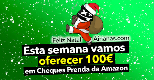 Esta semana vamos oferecer 100€ em Cheques Presente da Amazon