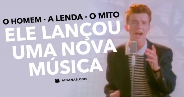 NOVA MÚSICA do Rick Astley: Keep Singing