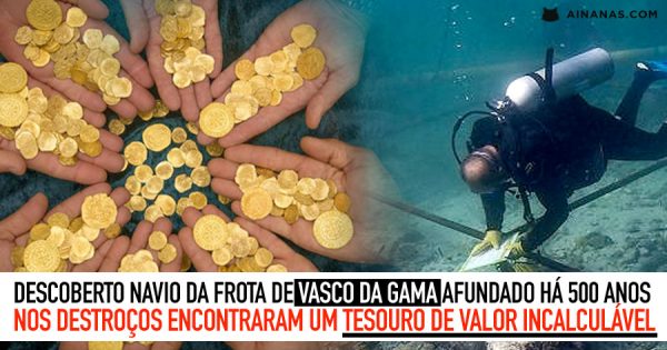 Imagens da Incrível Descoberta de Navio da Frota de VASCO DA GAMA