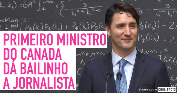 Primeiro Ministro do Canadá dá Bailinho a Jornalista