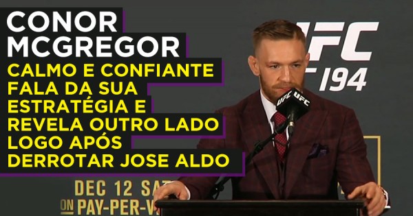 Depois do Triunfo Épico MCGREGOR Revela Outro Lado