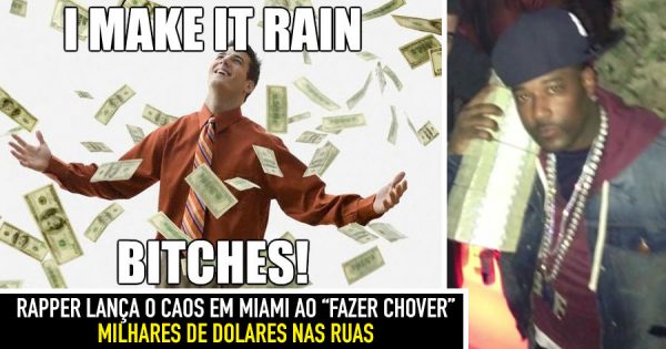 Rapper Faz Chover MILHARES DE DOLARES nas Ruas de Miami