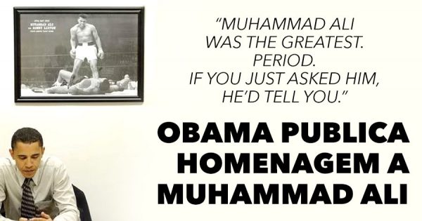 Obama Publica Homenagem a Muhammad Ali