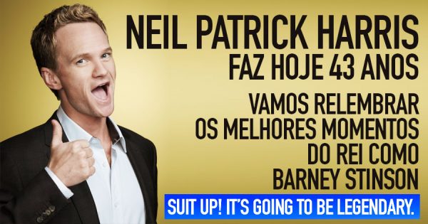 SUIT UP: Neil Patrick Harris faz hoje 43 anos