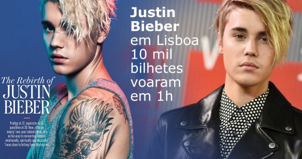 Corrida aos Bilhetes para Ver Justin Bieber em Portugal