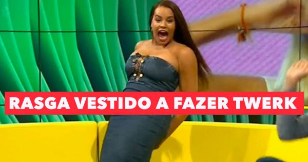 Rapariga RASGA VESTIDO enquanto Fazia Twerk em DIRETO na TV