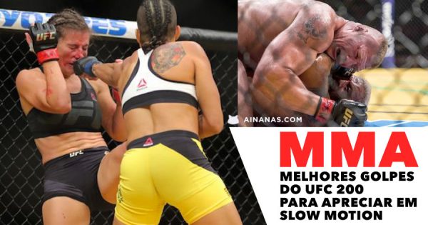 MMA: Melhores Golpes do UFC 200 para Apreciar em Slow Motion