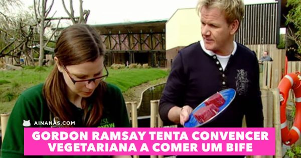 Gordon Ramsay Tenta Convencer VEGETARIANA a Comer um Bife