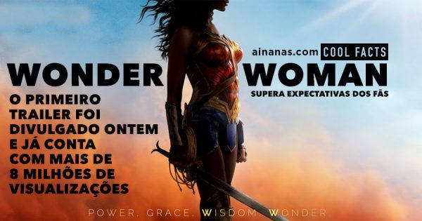 WONDER WOMAN: Primeiro Trailer Supera Expectativas dos Fãs
