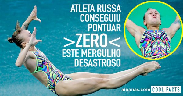 Atleta russa consegue 0.0 com este MERGULHO DESASTROSO