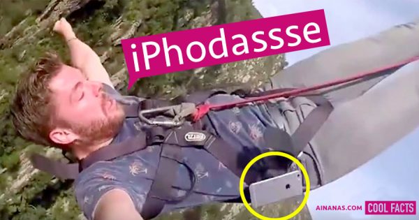 iPhodassse: Dude Perde iPhone a Fazer Bungee Jumping
