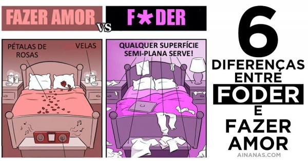 6 Diferenças entre FODER e FAZER AMOR