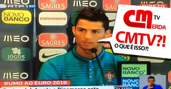 Ronaldo Caga na Cabeça de “Jornalista” da CMTV