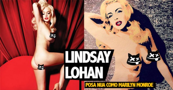 Lindsay Lohan Nua Como Marilyn Monroe