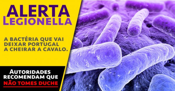 Legionella: Autoridades recomendam evitar duches