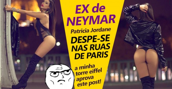 Ex de Neymar despe-se nas Ruas de Paris