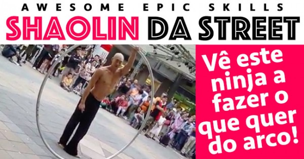 Artista de Rua faz Hula Hoop Shaolin Style