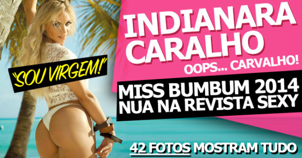 Indianara Carvalho: Miss Bumbum 2014 Despe-se na Sexy