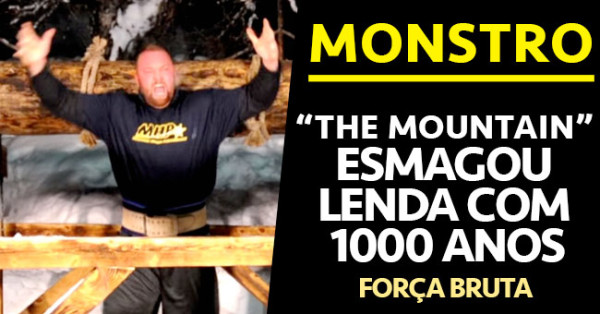 MONSTRO: “Montanha” Esmaga Recorde com 1000 Anos!