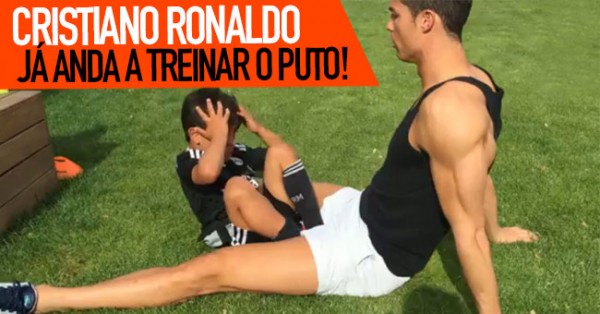 Cristiano Ronaldo Já Anda a Treinar o Filho