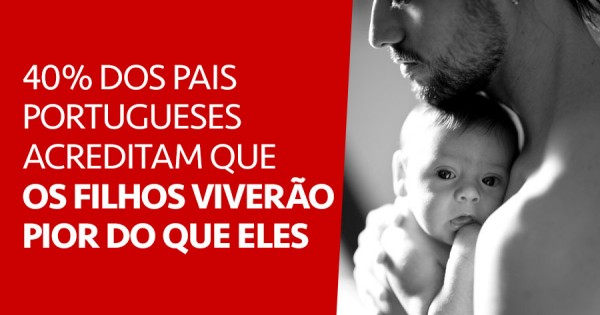 FUTURO NEGRO:  40% dos pais portugueses acham que filhos viverão pior