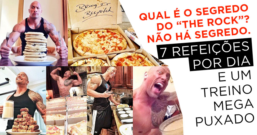 MEU CORPO FALA POR MIM: DIETA E TREINO DO THE ROCK PARA O FILME PAIN AND  GAIN