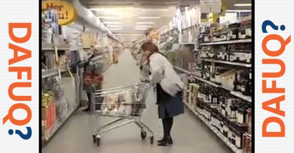 Supermercado prega partida genial aos clientes