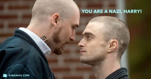 Harry Potter virou Agente do FBI… que virou Skinhead