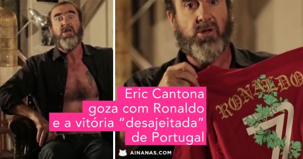 ERIC CANTONA goza com RONALDO e Seleção Portuguesa