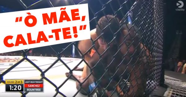 Lutador de MMA manda calar a mãe em pleno combate