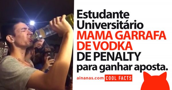 Estudante Universitário Mama Garrafa de Vodka de Penalty