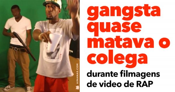 Gangsta Quase Mata Colega durante Filmagens de Video de Rap