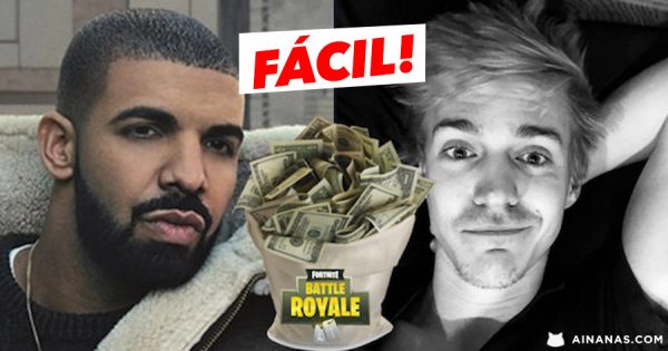 EASY: Drake faz doação de 5000 dolares ao Ninja