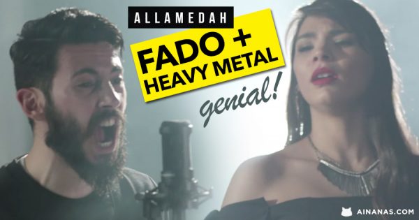 HEAVY METAL + FADO: Vais ficar ALGEMADO ao novo som dos Allamedah!