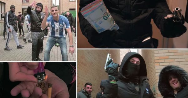 Armas de Fogo, Drogas e Dinheiro exibidos em Videoclip gravado no Porto