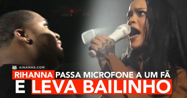 Rihanna Passa Microfone a um Fã e ele ABUSA DELA