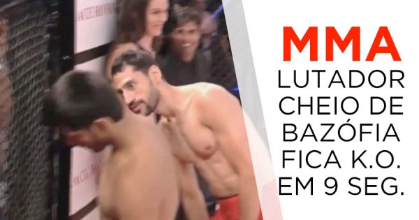 MMA: Lutador Confiançudo Fica KO em 9 Segundos