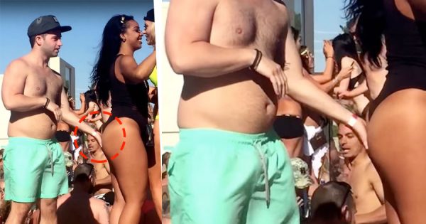 Dude sem PONTA DE NOÇÃO abusa da sorte numa festa na piscina