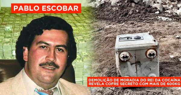 Cofre Secreto Encontrado na Demolição de Casa de PABLO ESCOBAR