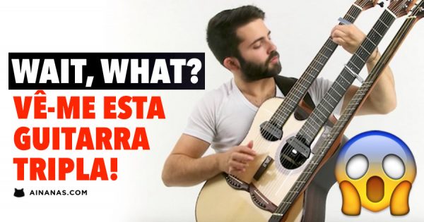 DAMN! Músico parte tudo a tocar GORILLAZ numa “Guitarra Tripla”