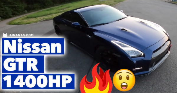 Nissan GTR de 1400HP a Rasgar a 337km/h