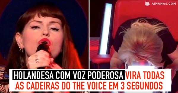 Holandesa Vira Todas as Cadeiras em 3 Segundos no THE VOICE