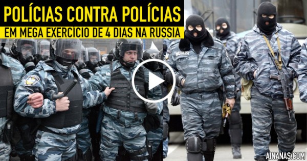 POLÍCIAS CONTRA POLÍCIAS: Treino ÉPICO na Rússia