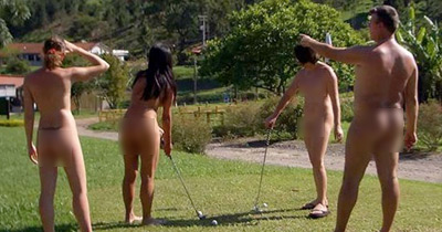 Abriu Campo de Golfe para Nudistas no Brasil