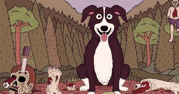 Escangalha-te a rir com o humor negro de Mr. Pickles, o Cão Satânico