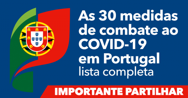 As 30 MEDIDAS de combate ao COVID-19 em Portugal (lista completa)