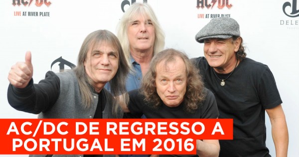 AC/DC de Regresso a Portugal em 2016
