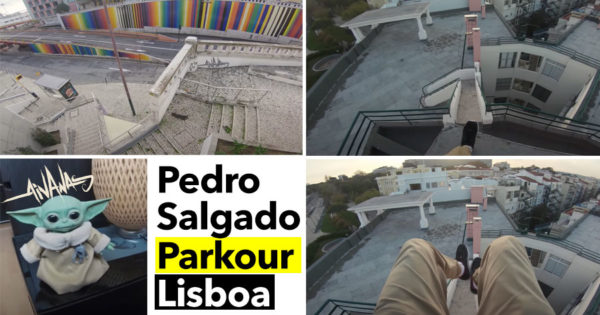 PEDRO SALGADO voa pelos telhados de Lisboa em POV épico!