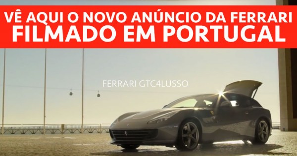 Novo Anúncio da FERRARI Gravado em PORTUGAL Está Brutal!!