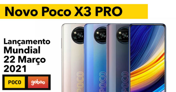 NOVO Poco X3 PRO lançado hoje